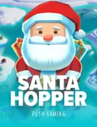 santa hopper game logo